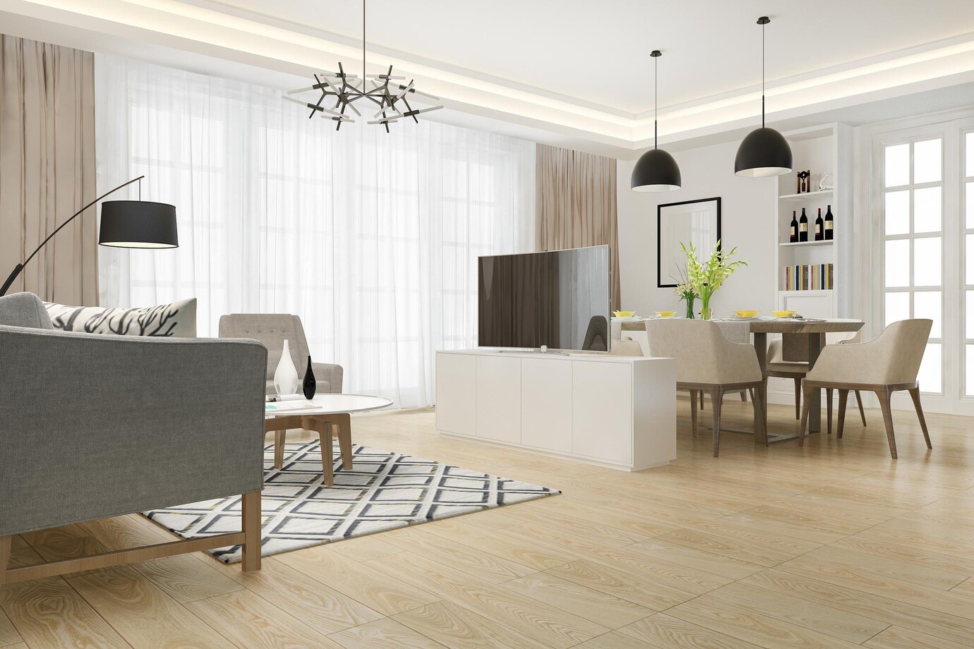 Plasterboard, flooring, and painting installation in full renovations in Nerja